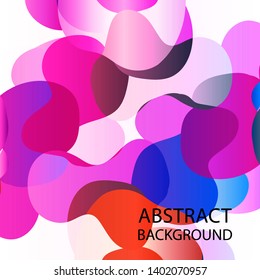 Dynamic texture background with fluid shapes modern concept - Vector