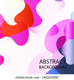 Dynamic texture background with fluid shapes modern concept - Vector