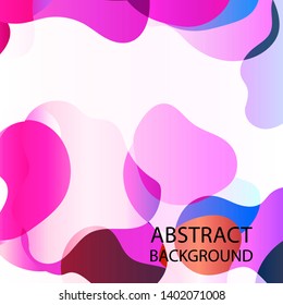 Dynamic texture background with fluid shapes modern concept - Vector