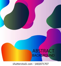 Dynamic texture background with fluid shapes modern concept - Vector