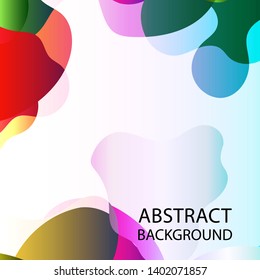Dynamic texture background with fluid shapes modern concept - Vector