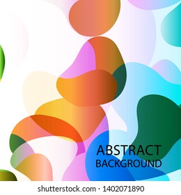 Dynamic texture background with fluid shapes modern concept - Vector