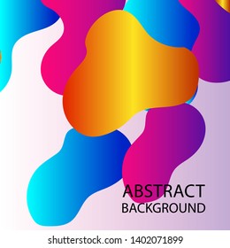 Dynamic texture background with fluid shapes modern concept - Vector