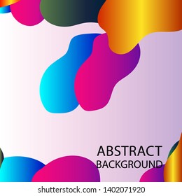 Dynamic texture background with fluid shapes modern concept - Vector