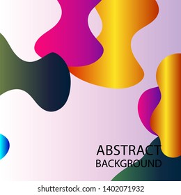 Dynamic texture background with fluid shapes modern concept - Vector