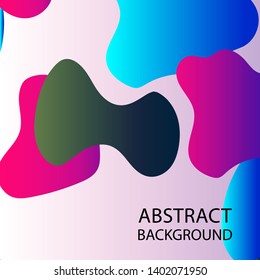Dynamic texture background with fluid shapes modern concept - Vector