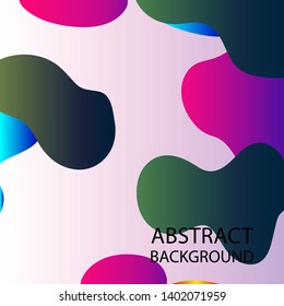 Dynamic texture background with fluid shapes modern concept - Vector
