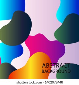 Dynamic texture background with fluid shapes modern concept - Vector