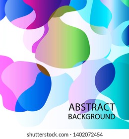 Dynamic texture background with fluid shapes modern concept - Vector