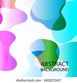 Dynamic texture background with fluid shapes modern concept - Vector