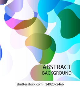 Dynamic texture background with fluid shapes modern concept - Vector