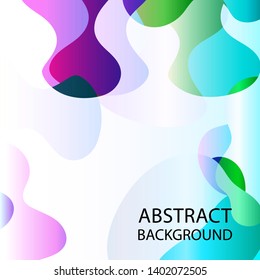 Dynamic texture background with fluid shapes modern concept - Vector