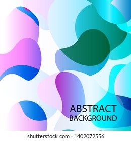 Dynamic texture background with fluid shapes modern concept - Vector