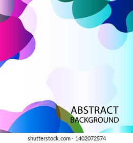 Dynamic texture background with fluid shapes modern concept - Vector