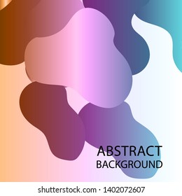 Dynamic texture background with fluid shapes modern concept - Vector