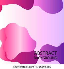Dynamic texture background with fluid shapes modern concept - Vector