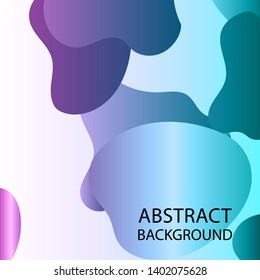 Dynamic texture background with fluid shapes modern concept - Vector