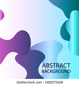 Dynamic texture background with fluid shapes modern concept - Vector