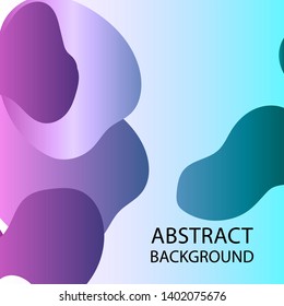 Dynamic texture background with fluid shapes modern concept - Vector