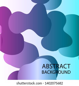 Dynamic texture background with fluid shapes modern concept - Vector
