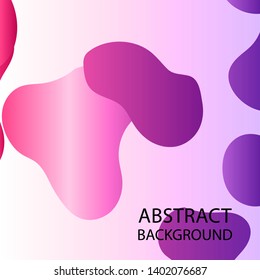Dynamic texture background with fluid shapes modern concept - Vector