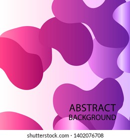 Dynamic texture background with fluid shapes modern concept - Vector