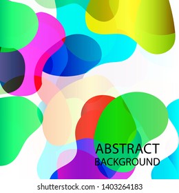 Dynamic texture background with fluid shapes modern concept - Vector