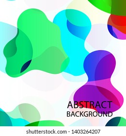 Dynamic texture background with fluid shapes modern concept - Vector