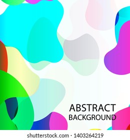 Dynamic texture background with fluid shapes modern concept - Vector