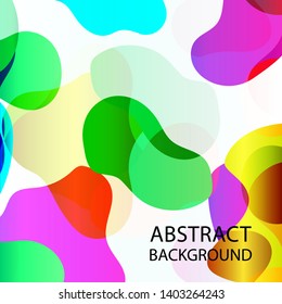 Dynamic texture background with fluid shapes modern concept - Vector