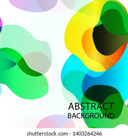 Dynamic texture background with fluid shapes modern concept - Vector