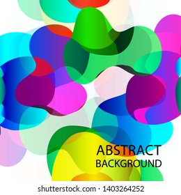 Dynamic texture background with fluid shapes modern concept - Vector