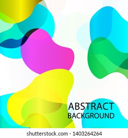 Dynamic texture background with fluid shapes modern concept - Vector