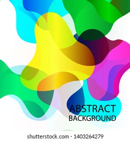 Dynamic texture background with fluid shapes modern concept - Vector
