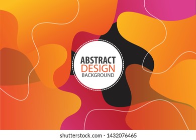 Dynamic texture background with fluid shapes modern concept. Creative geometric wallpaper. Trendy gradient shapes composition. Applicable for Banners, Placards, Posters, Flyers.