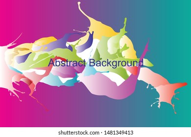 Dynamic texture background with fluid shapes modern concept. Creative geometric wallpaper. Trendy gradient shapes composition.