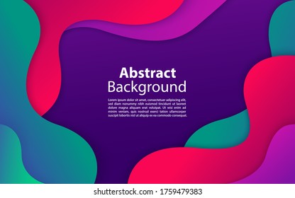 Dynamic texture background with fluid shapes modern concept.