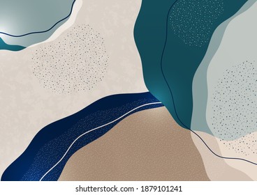 Dynamic texture background with modern fluid shapes concept. Creative geometric wallpaper. Trendy composition of gradient shapes. Vector illustration
