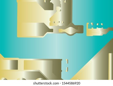 Dynamic texture background with pattern shapes modern concept. Creative geometric wallpaper. Trendy gradient shapes composition