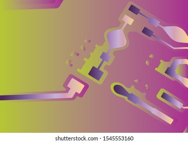 Dynamic texture background with pattern shapes modern concept. Creative geometric wallpaper. Trendy gradient shapes composition