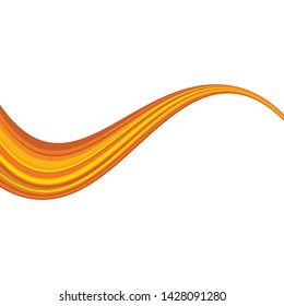 Dynamic texture orange background vector illustration