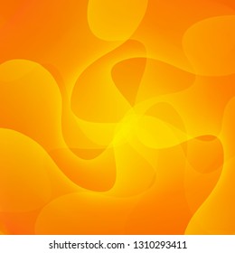 Dynamic textured background design in 3D style with orange color. EPS10 Vector background.