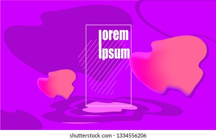 Dynamic textured background design in 3D style with purple color.Used for posters, placards, brochures, banners, web pages, headers, covers vector
