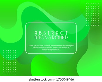 Diseño de fondo dinámico en textura en 3D con color verde para páginas WEB y fondos de pantalla Diseño abstracto geométrico moderno. Fondo del vector EPS10.
