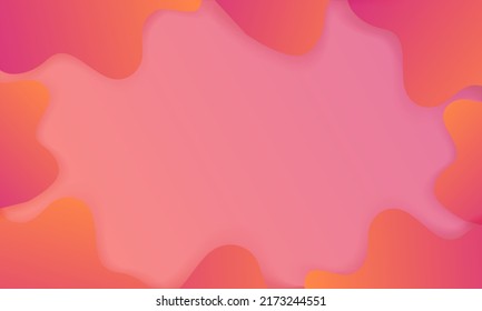 Dynamic textured background design in 3D style with colorful. Vector illustration