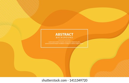 Dynamic textured background design. Abstract 3d background with orange color. Modern vector templates.