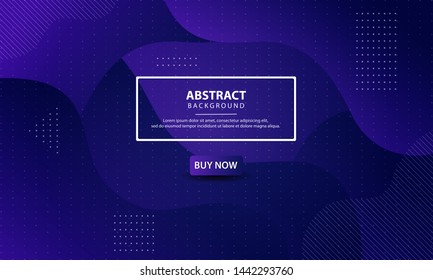 Dynamic textured background design. Abstract liquid background with purple gradient color. Modern vector templates.