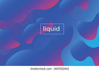 Dynamic textured background design. Abstract liquid background. Modern vector templates.
