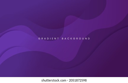 Dynamic textured background design in fluid gradient style with purple color.