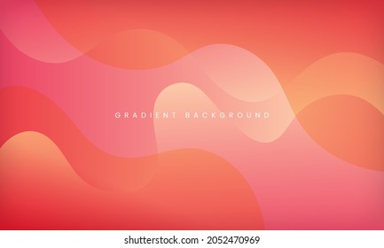 Dynamic textured background design in liquid gradient style with pink peach color. Modern minimal template for poster. banner, web, flyer, cover, brochure, social media, landing page.